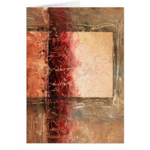 Abstrakte rote Landschaft