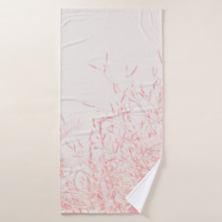 ABSTRAKTE, rote und weiße Malerei Badehandtuch