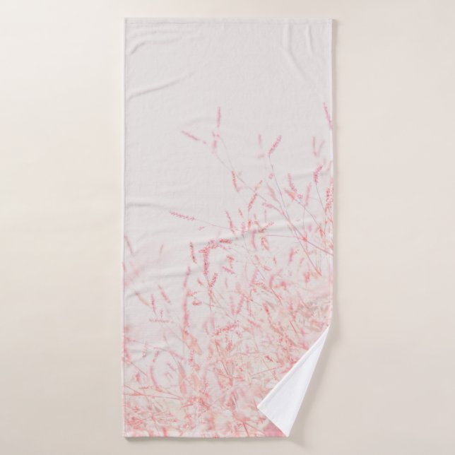 ABSTRAKTE, rote und weiße Malerei Badehandtuch (Badehandtuch)