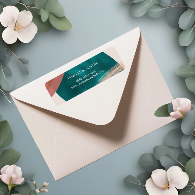 Abstrakte Rücksendeadresse (Von Creator hochgeladen)