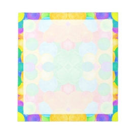 abstrakte Rundkunst Notizblock