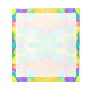 abstrakte Rundkunst Notizblock