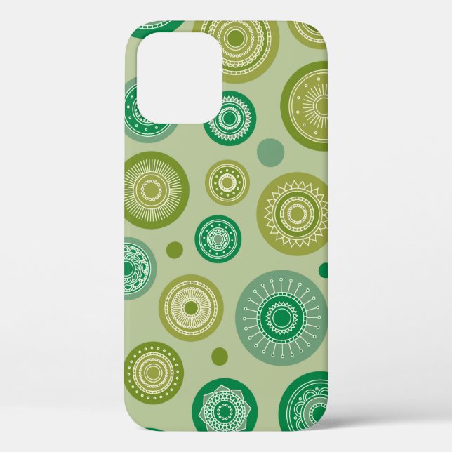 Abstrakte Rundschmuck nahtlos Vintag. Case-Mate iPhone Hülle (Rückseite)