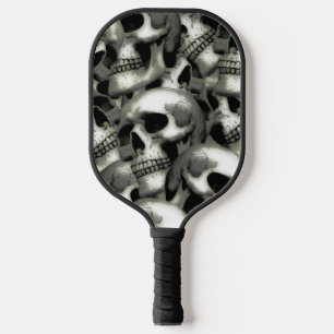 Abstrakte Schädel Gemustert Pickleball Paddel Schläger