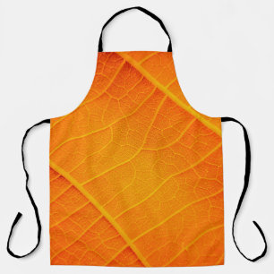 Abstrakte Schließung eines orangen und gelben Blat Schürze