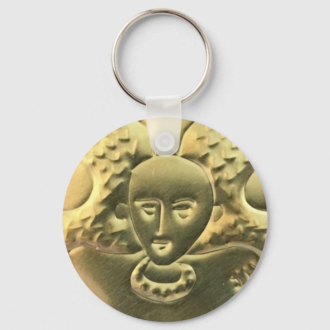 Abstrakte Schlüsselkette Schlüsselanhänger (Vorderseite)