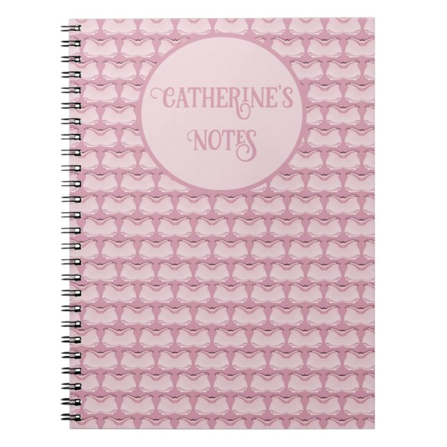 Abstrakte Schmetterlinge Notizblock (Vorderseite)