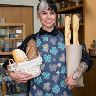 Abstrakte Schmetterlinge Schürze