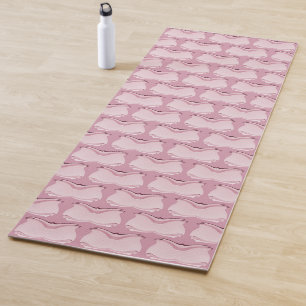 Abstrakte Schmetterlinge Yogamatte