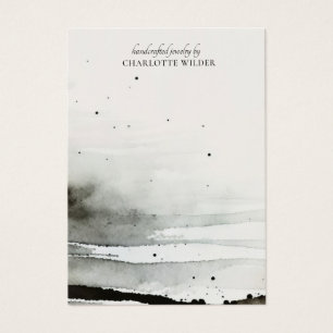 Abstrakte Schmuckkarten mit Aquarellfarbe