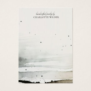 Abstrakte Schmuckkarten mit Aquarellfarbe