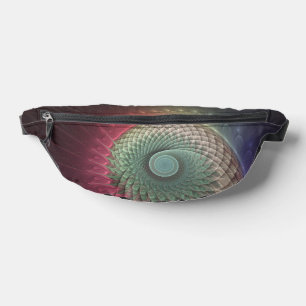 Abstrakte Schnecke Farben Modernes Fraktal Kunst,  Bauchtasche