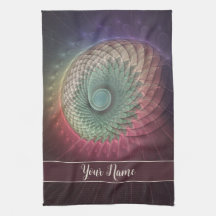 Abstrakte Schnecke Farben Modernes Fraktal Name