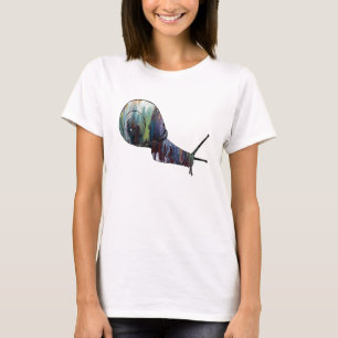 Abstrakte Schnecke-Silhouette T-Shirt