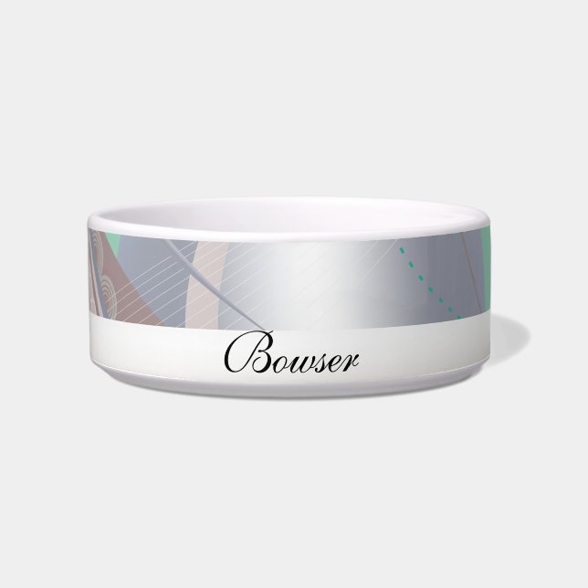 Abstrakte Schokoladenminze Napf (Vorderseite)