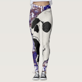 Abstrakte schreiende Leggings