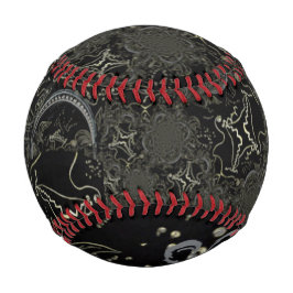 Abstrakte Schwarz Baseball