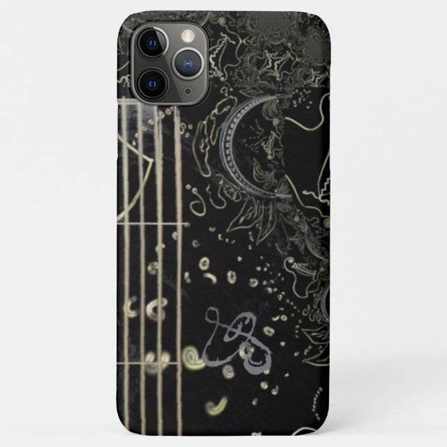 Abstrakte Schwarz Case-Mate iPhone Hülle (Rückseite)