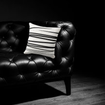 Abstrakte Schwarz-Weiß-Leinen