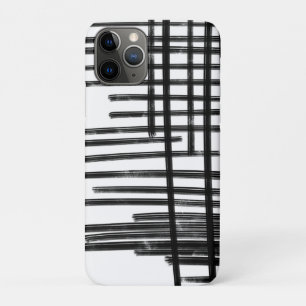 Abstrakte Schwarz-Weiß-Lines Art - Krater 2 Case-Mate iPhone Hülle