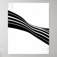 Abstrakte Schwarz-Weiß-Welle