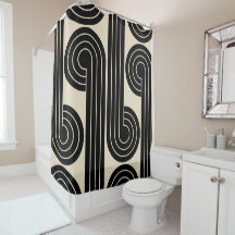 Abstrakte schwarze Retro-Linien