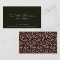 Abstrakte schwarze Rosa und orange Punkte 