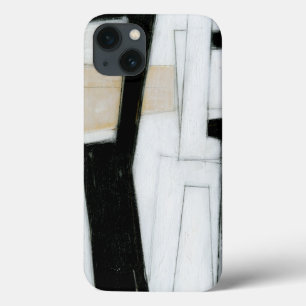 Abstrakte schwarze u. weiße Malerei Case-Mate iPhone Hülle