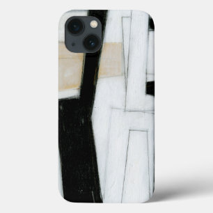 Abstrakte schwarze u. weiße Malerei Case-Mate iPhone Hülle