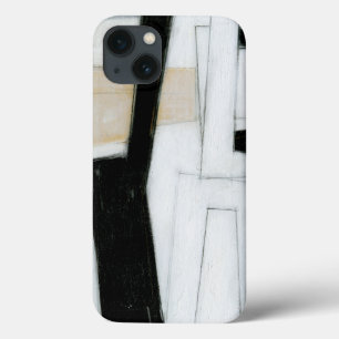 Abstrakte schwarze u. weiße Malerei Case-Mate iPhone Hülle