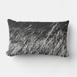 Abstrakte Schwarzweißkunst Kissen Für Draußen