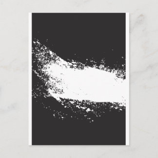 abstrakte Schwarzweißkunst vo3 Postkarte