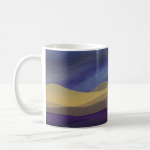 Abstrakte Seascape Fractured Dunes 15 Kaffeetasse