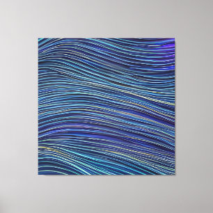Abstrakte Seascape Fractured Waves 05 Leinwanddruck