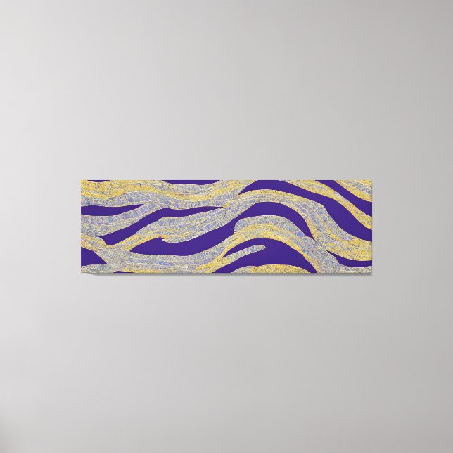 Abstrakte Seascape Fractured Waves 13 Leinwanddruck (Vorderseite)
