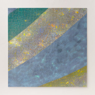 Abstrakte Seascape Fractured Waves 16 Puzzle
