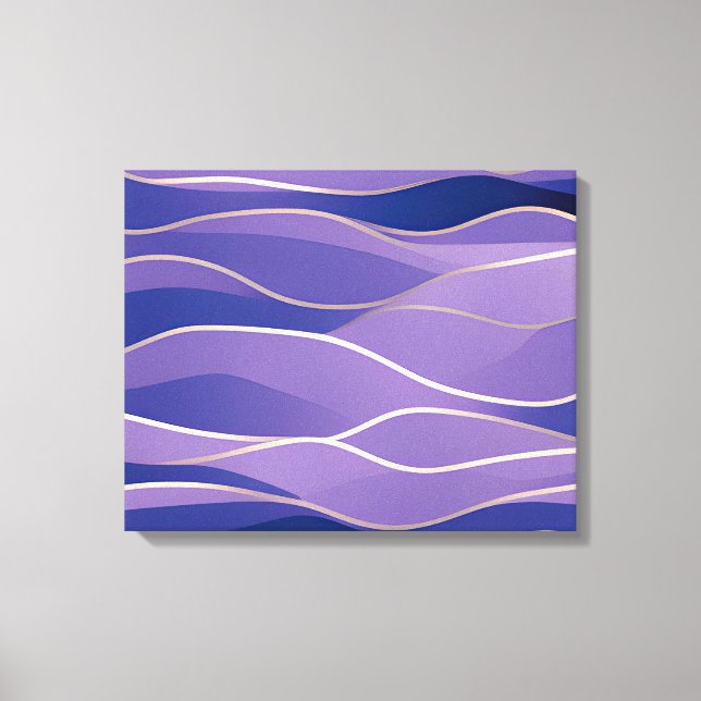 Abstrakte Seascape Fractured Waves 26 Leinwanddruck (Vorderseite)