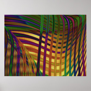 Abstrakte Seetang Poster