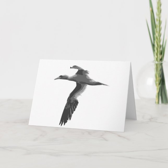 Abstrakte Seevögel Karte (Vorderseite)