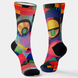 Abstrakte Seite #1 Socken