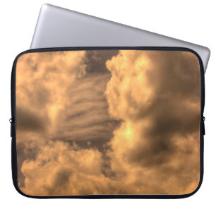 Abstrakte Sepia Cloud Background Abstract, art, ar Laptopschutzhülle