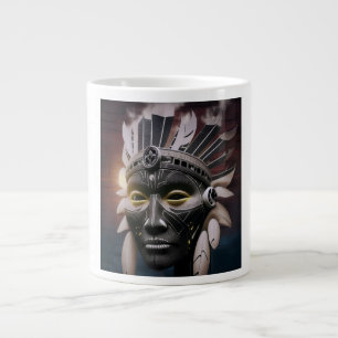 Abstrakte Sicht des amerikanischen Oberbefehlshabe Jumbo-Tasse