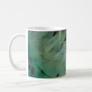 Abstrakte Silber- und Golddarstellung Kaffeetasse