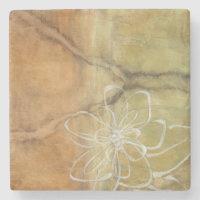 Abstrakte Silhouette auf dem Hintergrund des Tans