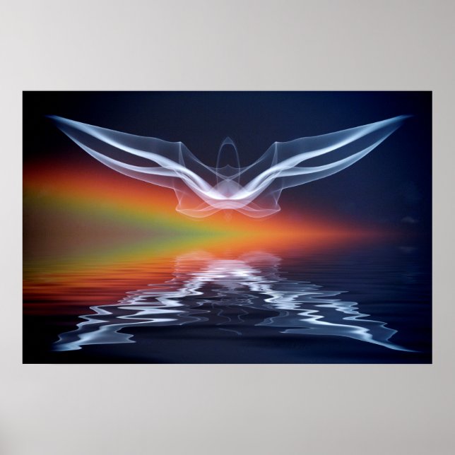 Abstrakte Silhouette Poster (Vorne)
