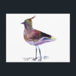 Abstrakte Silhouette Postkarte<br><div class="desc">Abstrakte Kiebitz-Silhouette. Ich habe tausende von bunten tierischen Silhouetten gemacht. Sie sind herzlich eingeladen, meinen Laden zu besuchen und meine Silhouetten auf Drucken, Plakaten, Kissen und anderen Produkten zu finden.</div>