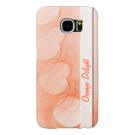 Abstrakte Silky Orange Herzlinie iPhone 16 Pro Max Hülle