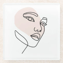 Abstrakte  Single-Linie-Kunst