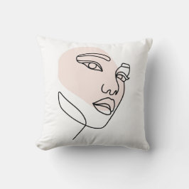 Abstrakte Single-Linie-Kunst Kissen