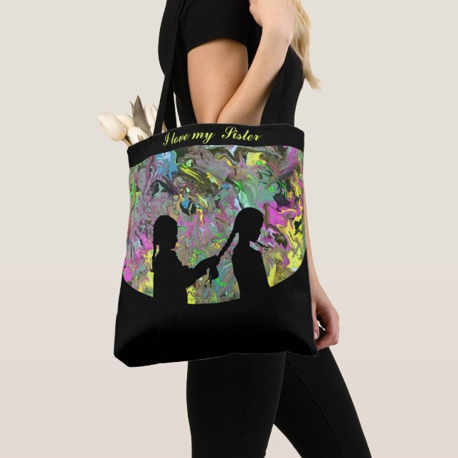 Abstrakte SISTERS Tote Bag (Von Nahem)